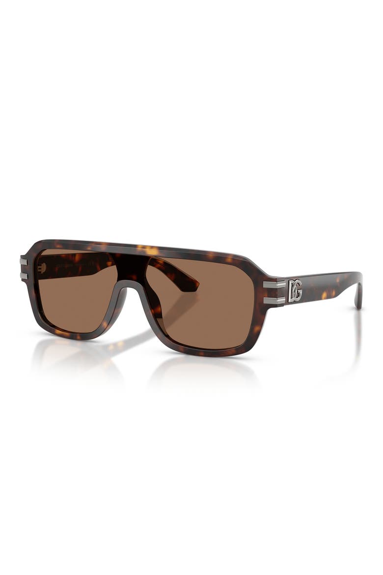 127mm Pilot Sunglasses, Alternate, color, HAVANA / DARK BROWN