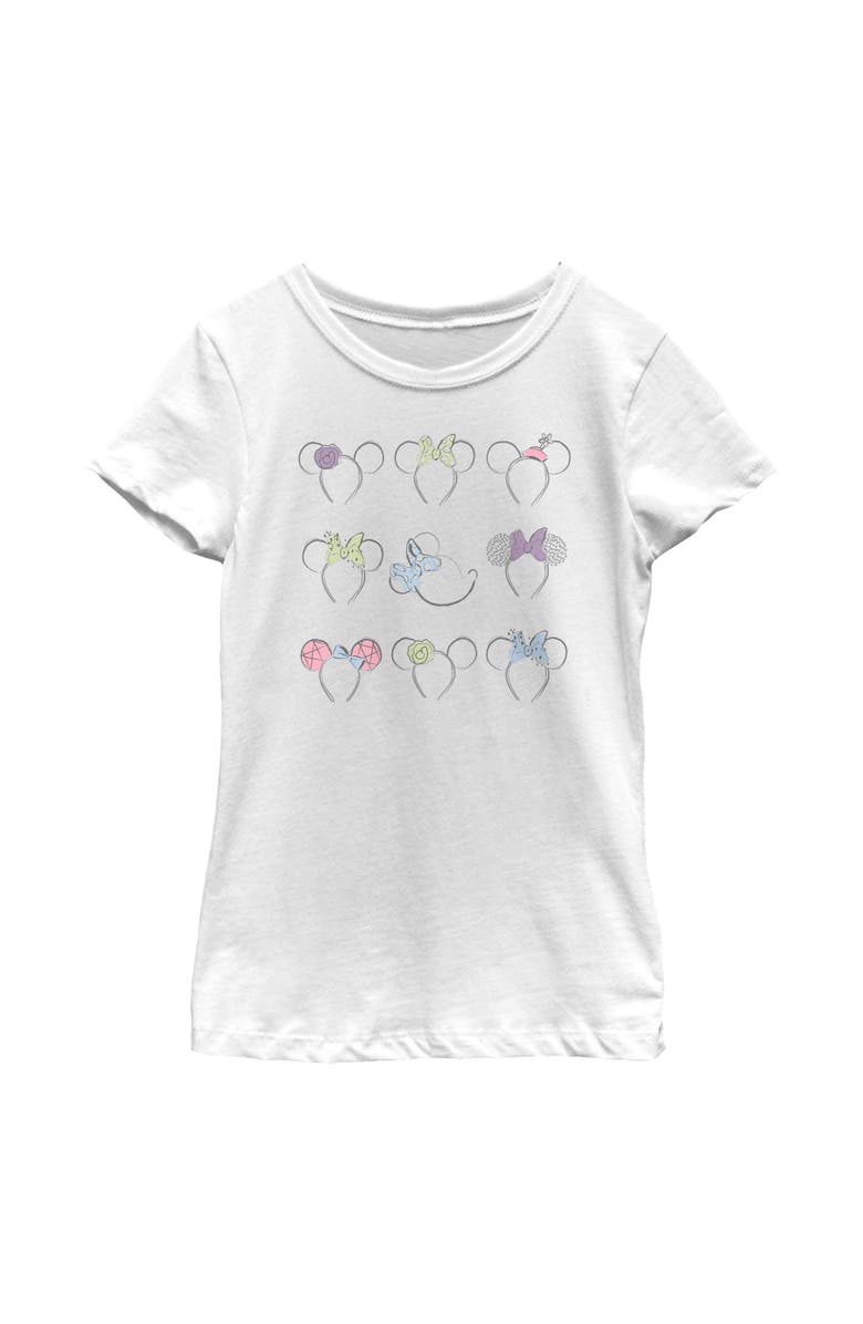 Minnie Mouse Girl's Minnie Mouse Fashion Ears Graphic T-Shirt, Main, color, White