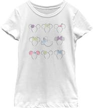 Minnie Mouse Girl's Minnie Mouse Fashion Ears Graphic T-Shirt