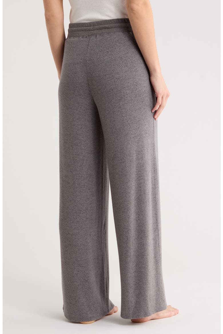 Easy Cozy Wide Leg Pajama Pants, Alternate, color, GREY CHARCOAL HEATHER