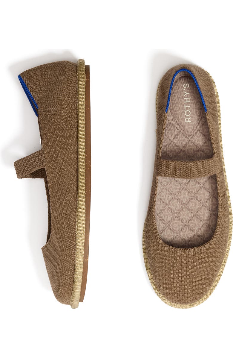 Rothy's The Rothy's Cruiser Mary Jane Flat, Alternate, color, Revelvet Portobello