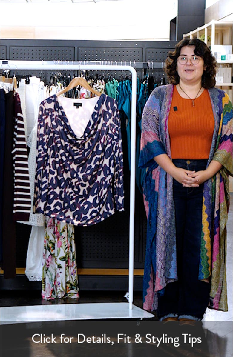 Cowl Neck Top, sales video thumbnail