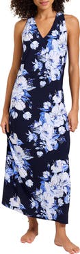 Tommy Bahama Carmela Floral Gardens Sleeveless Maxi Dress