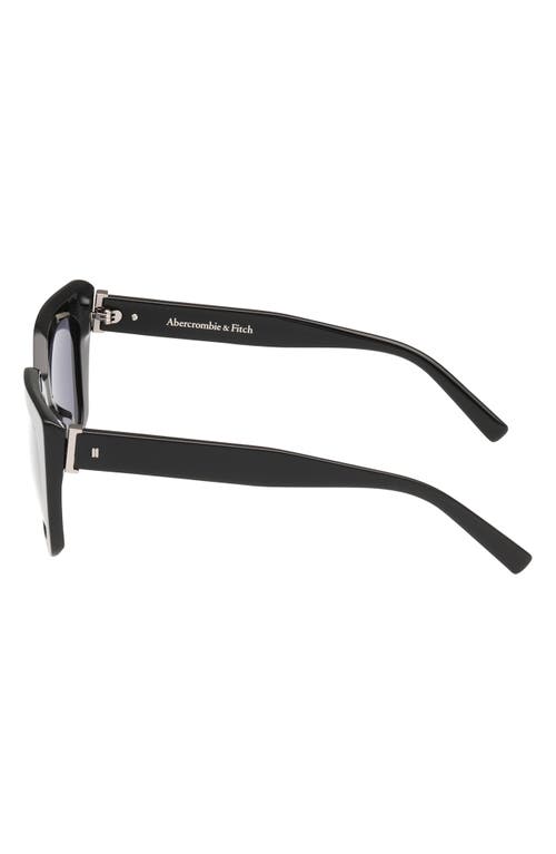 Abercrombie & Fitch 51mm Cat Eye Sunglasses In Black
