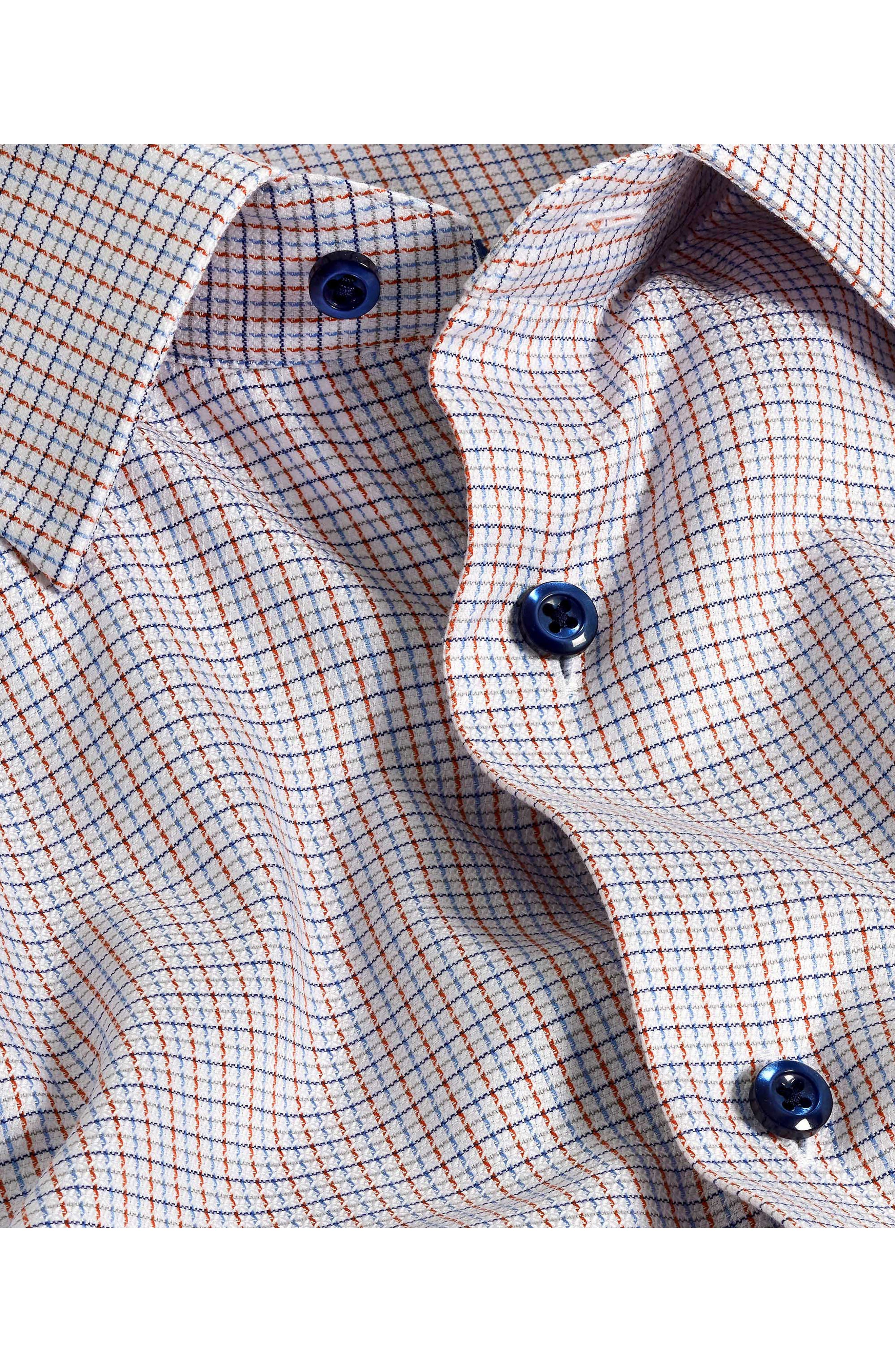 Regular Fit Check Cotton Dobby Dress Shirt - image 2