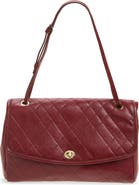 MANGO Charlie Quilted Faux Leather Shoulder Bag