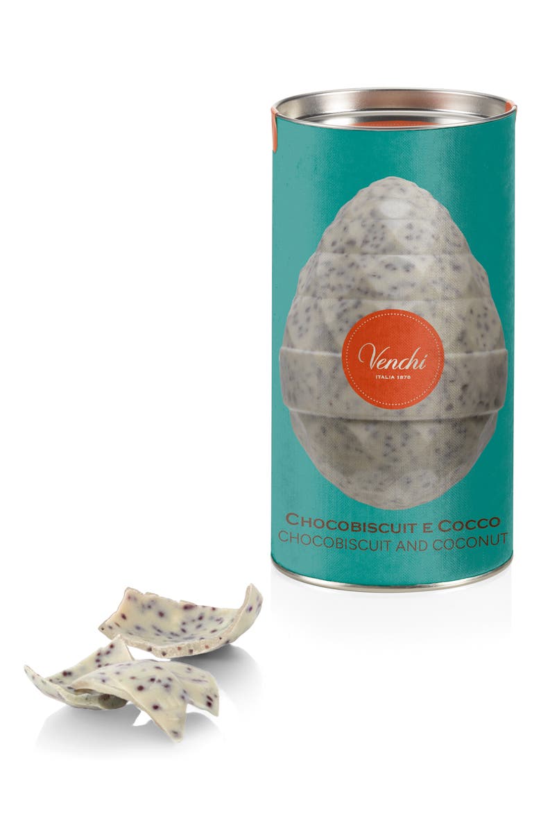 Venchi Easter Coconut & Chocolate Biscuit Egg, Alternate, color, 