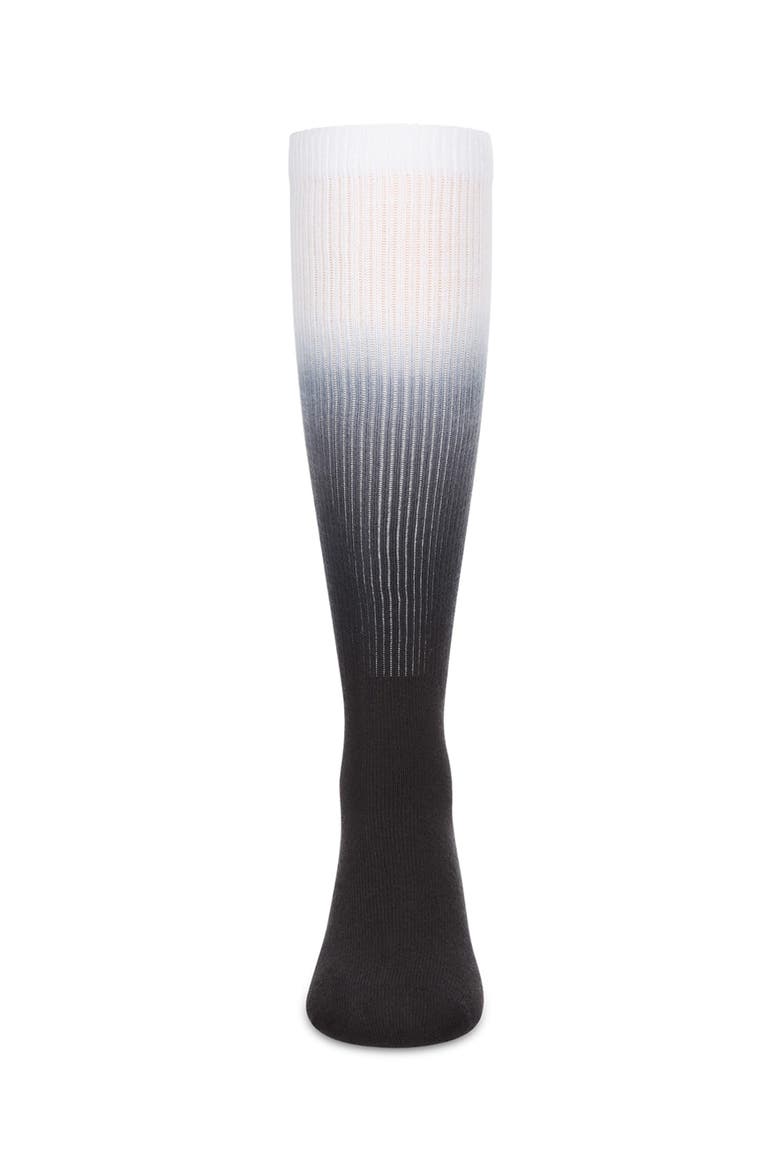 Dip Dye Knee High Socks, Alternate, color, Black
