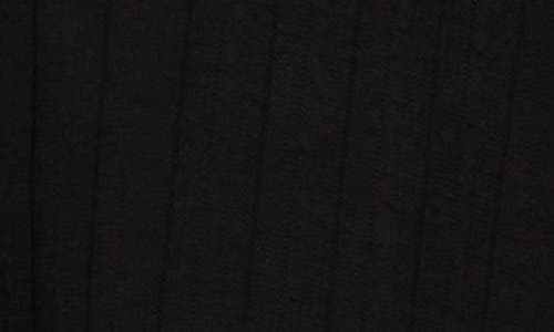 Calvin Klein Textured Knit Polo In Black