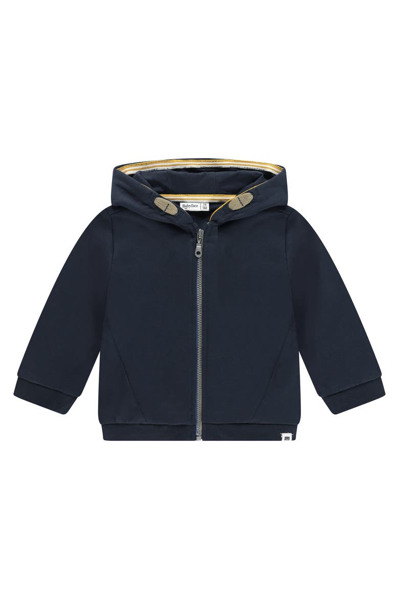 Zip Up Hooded Sweater, Main, color, Night