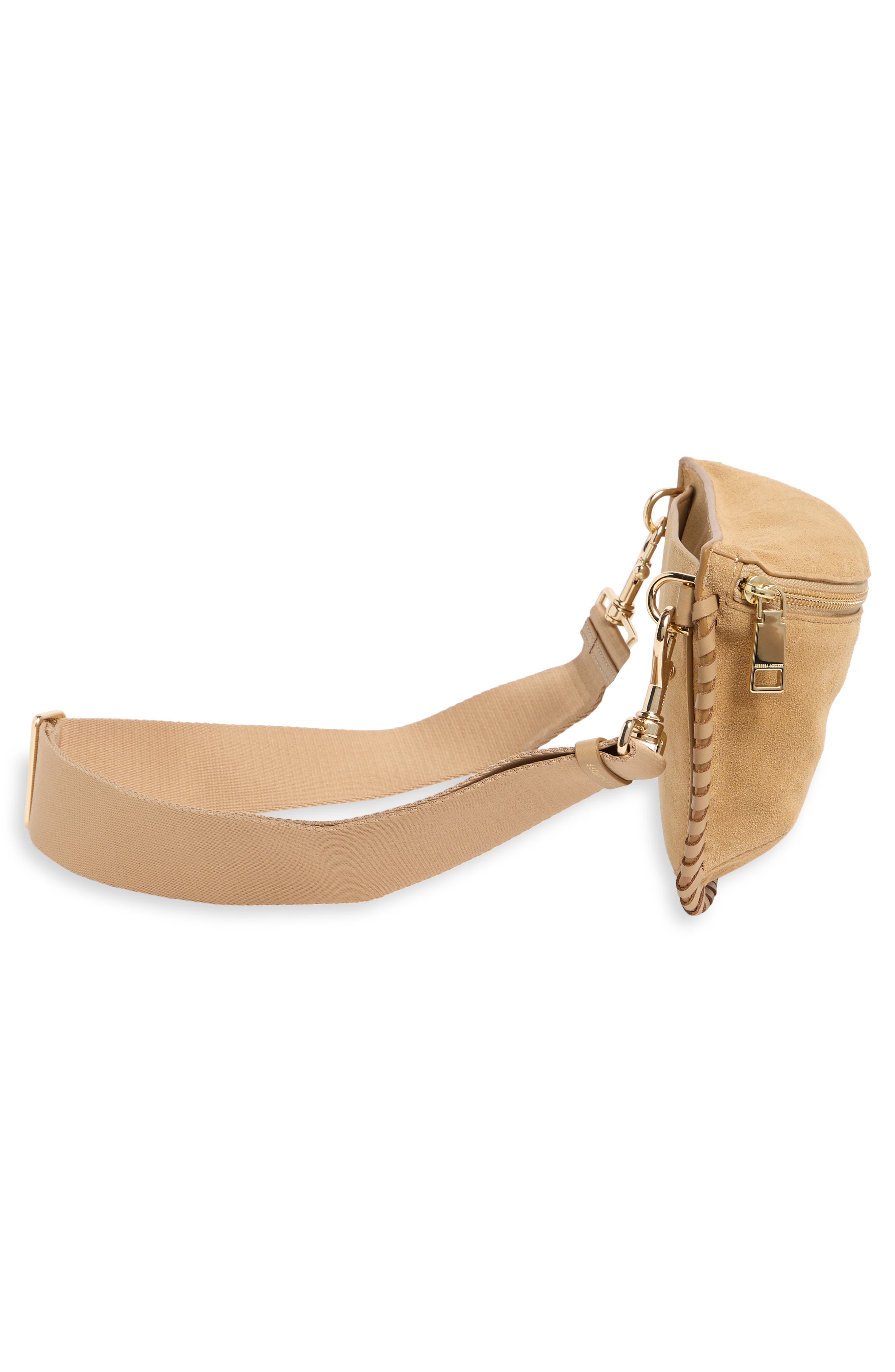 Rebecca Minkoff Darren Whipstitch Leather Belt Bag, Alternate, color, 