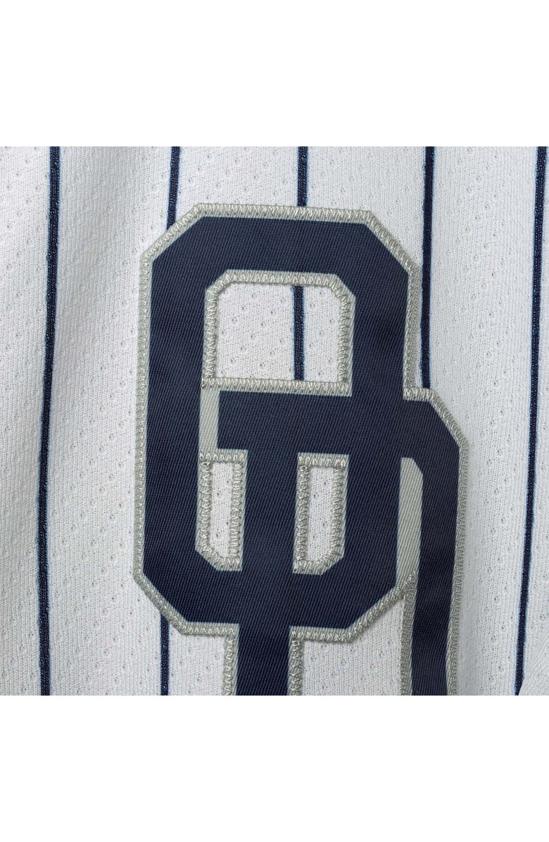 Under Armour Men's Under Armour White Old Dominion Monarchs Pinstripe Replica Baseball Jersey, Alternate, color, White