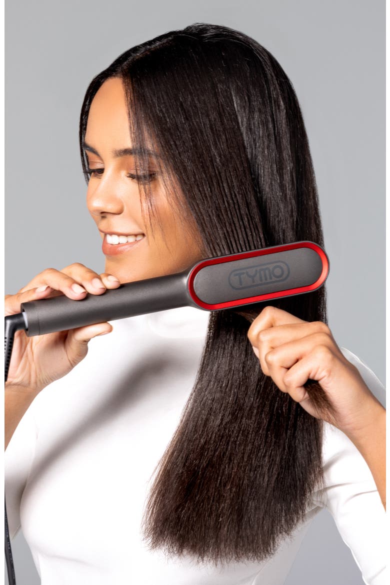 Ring Plus Straightener Comb, Alternate, color, BLACK