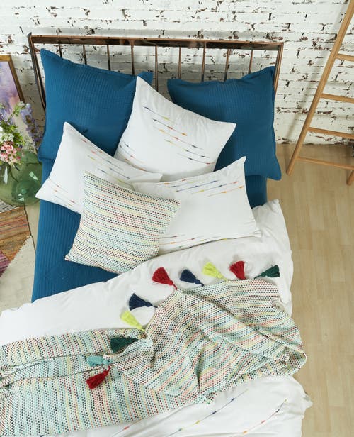 Carol & Frank Ella Accent Throw Pillow, 22" X 22" In Multi