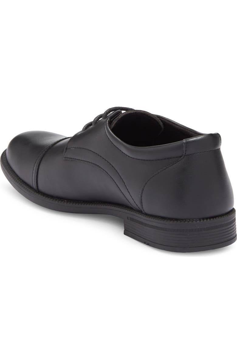 GEOFFREY BEENE Kids' Cap Toe Derby, Alternate, color, Black