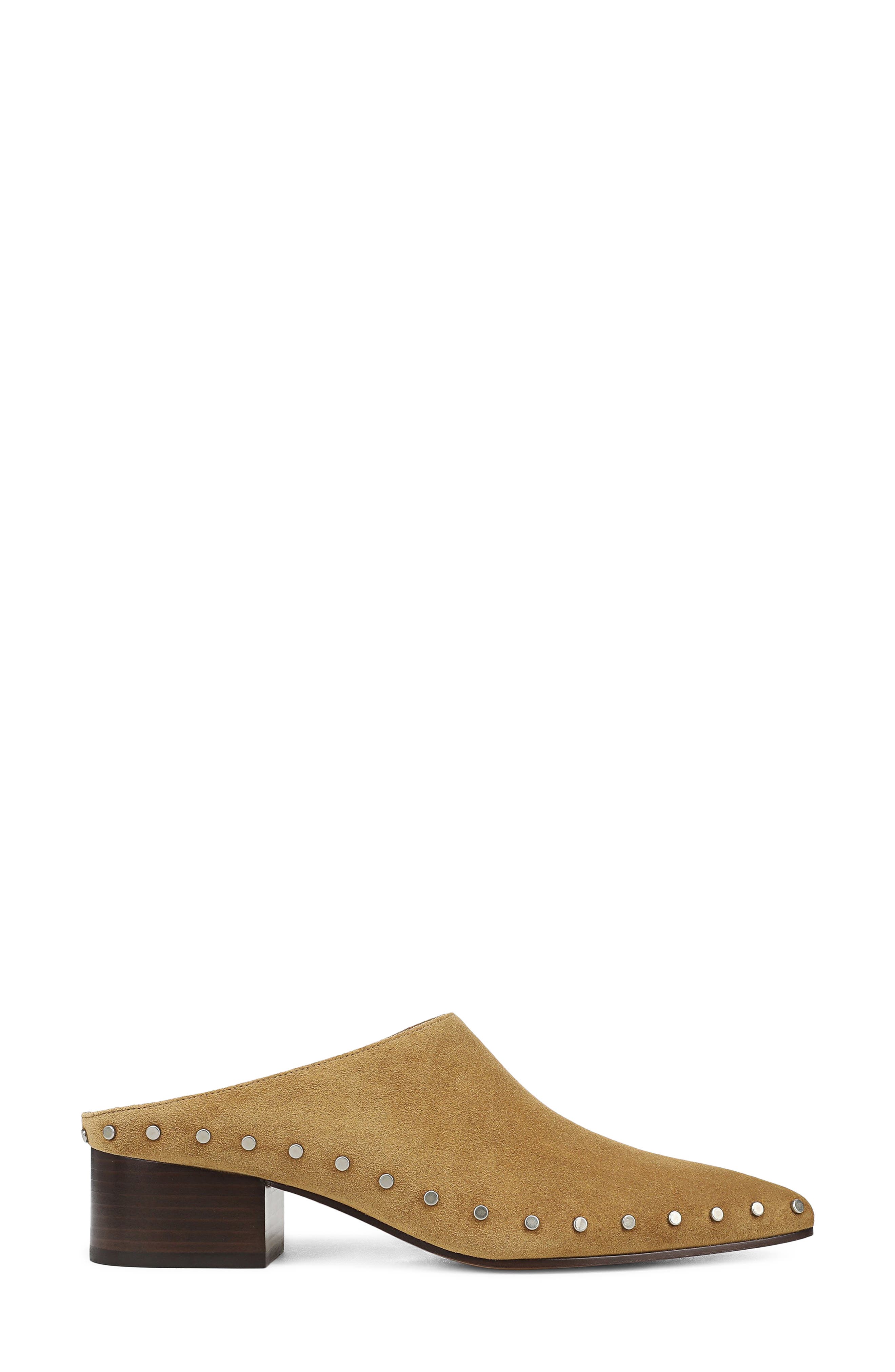 August Studded Leather Mule, Alternate, color, HONEY BROWN LEATHER