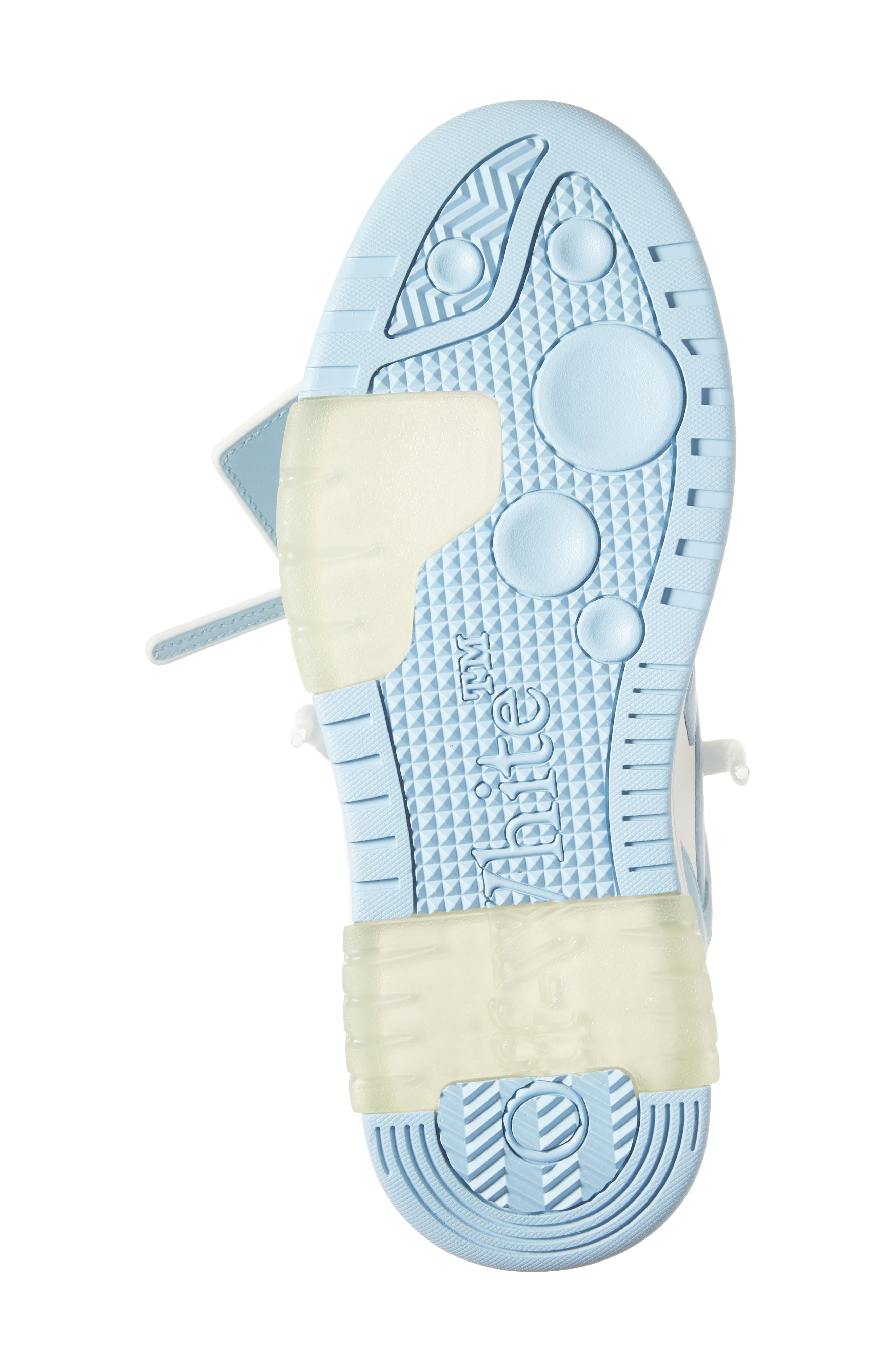 Off-White Out of Office Low Top Sneaker, Alternate, color, White/ Light Blue