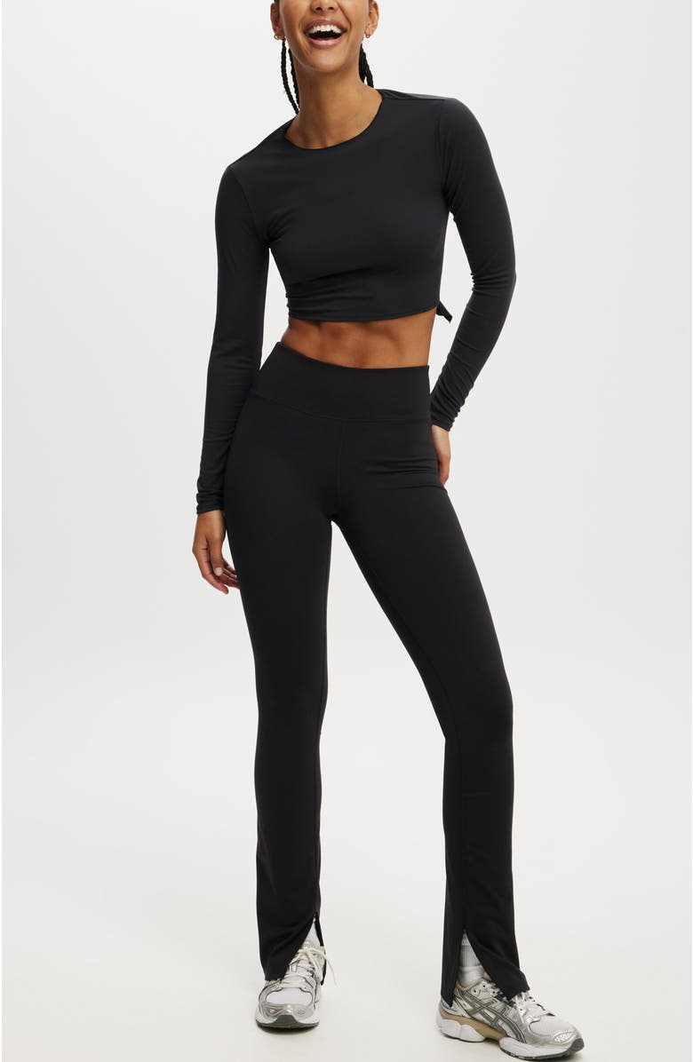 COTTON ON BODY Women's Active Ultra Soft Open Tie Back Longsleeve, Alternate, color, 