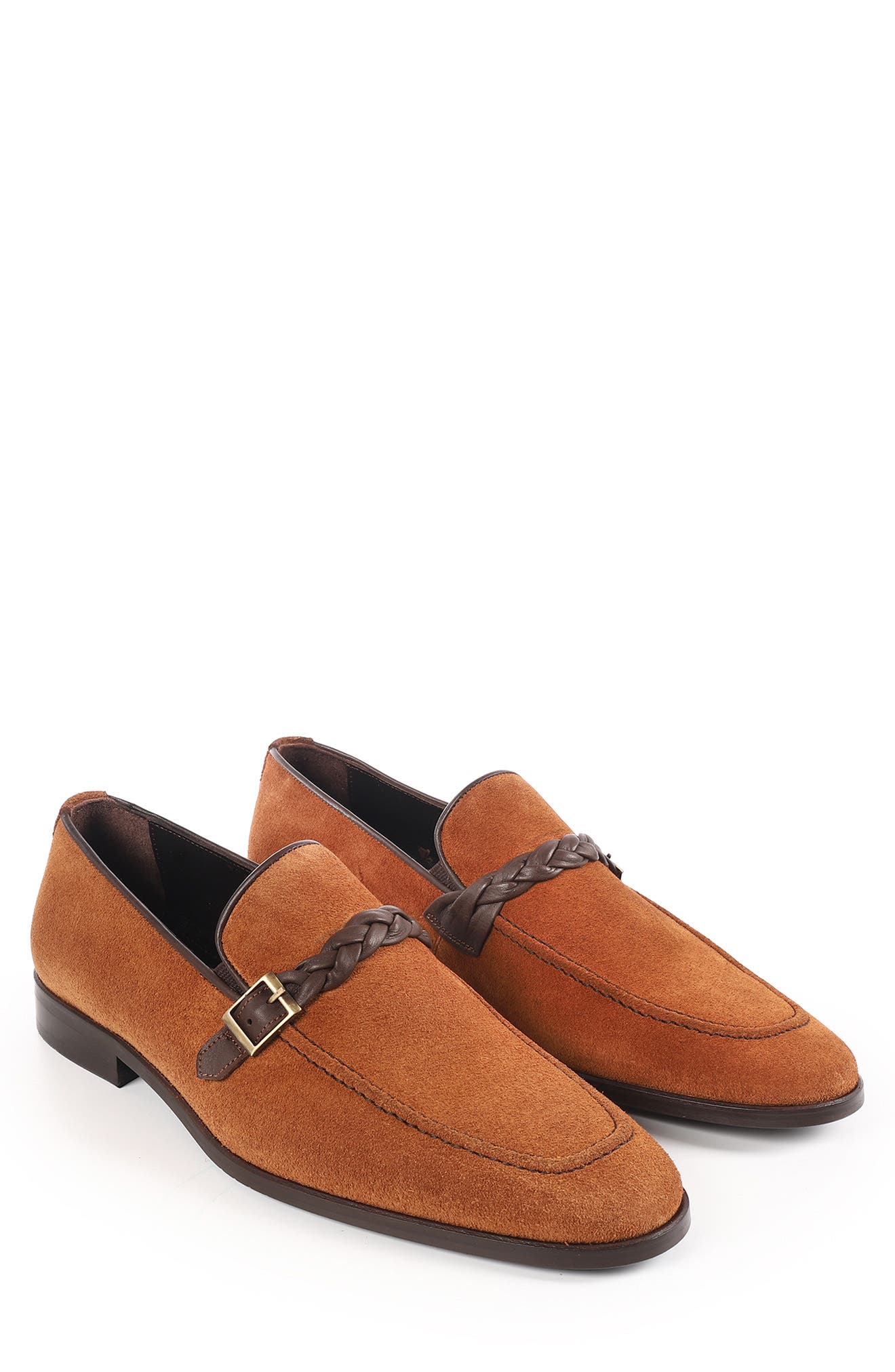 Creola Apron Toe Loafer, Alternate, color, TAN