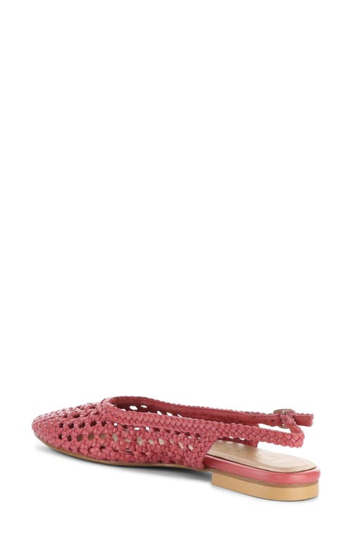 BOS. & CO. BOS. & CO. WILLOW SLINGBACK CAP TOE FLAT