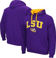 COLOSSEUM Men's Colosseum Purple LSU Tigers Big & Tall Arch & Logo 2.0 Pullover Hoodie