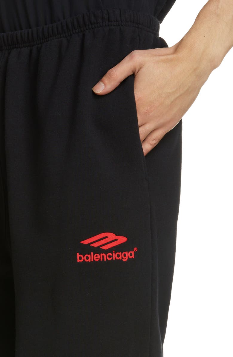 Balenciaga Sporty B Oversize Joggers, Alternate, color,