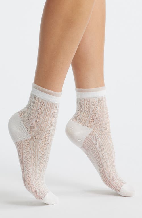 Stems Misi Quarter Socks In White