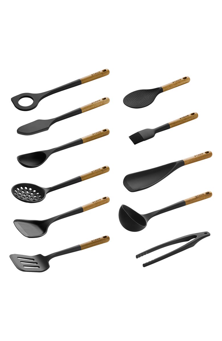 Staub 11-Piece Tool Set, Alternate, color, Matte Black