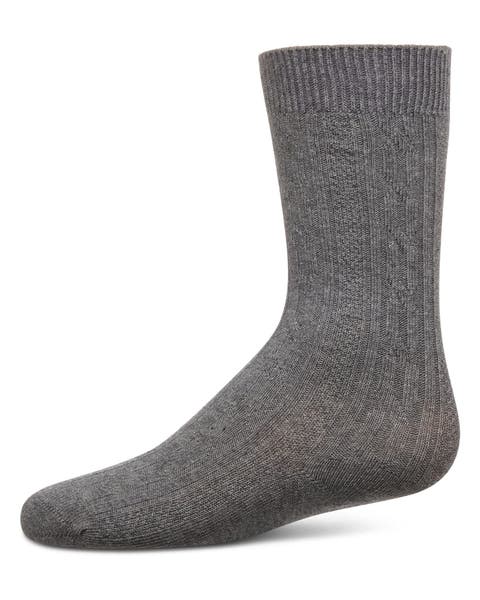 Cable Knit Knee High Socks