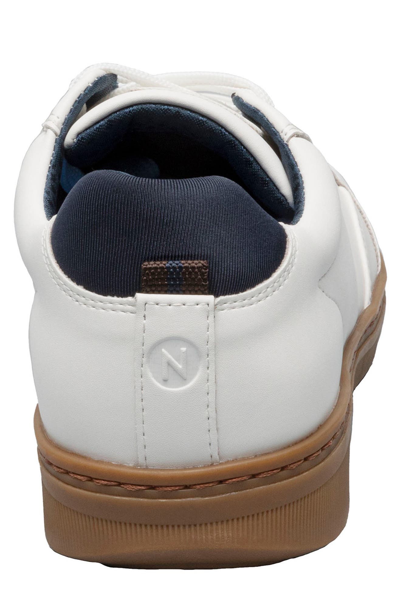 NUNN BUSH Aspire Moc Toe Sneaker - Wide Width Available, Alternate, color, White