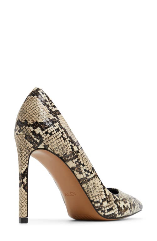 Aldo Lala Pointed Toe Pump In Black Combo