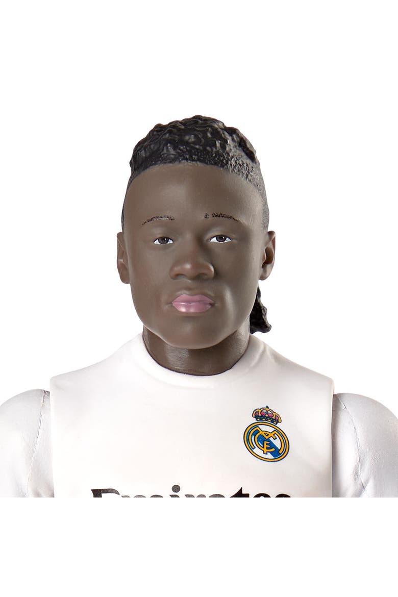 SOCKERS Real Madrid CF Eduardo Camavinga 8" Collectible Soccer Action Figure, Alternate, color, White