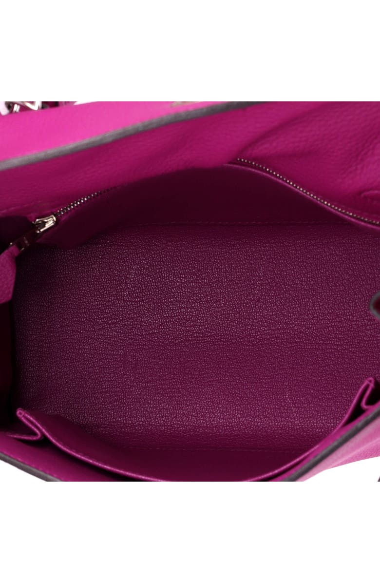 Pre-Owned Hermes Kelly Handbag Pink Togo with Palladium Hardware 25, Alternate, color, Rose Pourpre