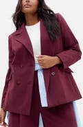 City Chic Cora Double Breasted Blazer