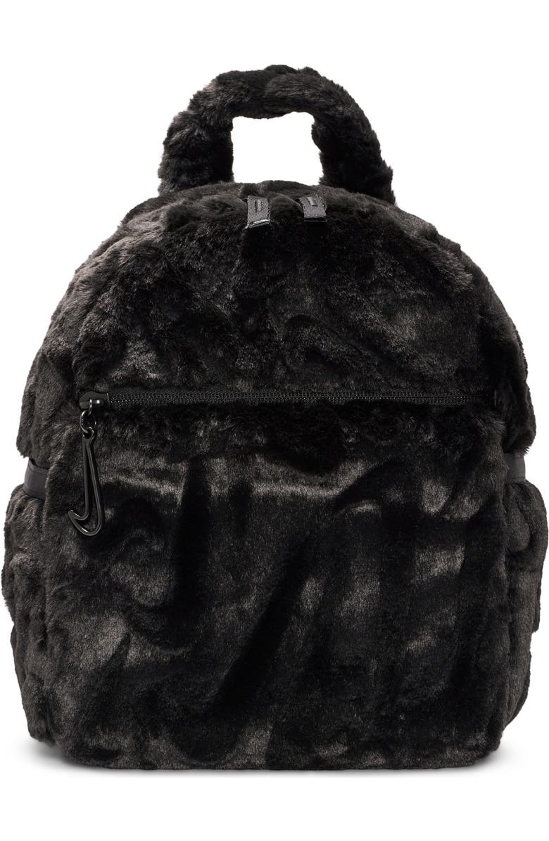 Nike Sportswear Futura Faux Fur Mini Backpack, Main, color,