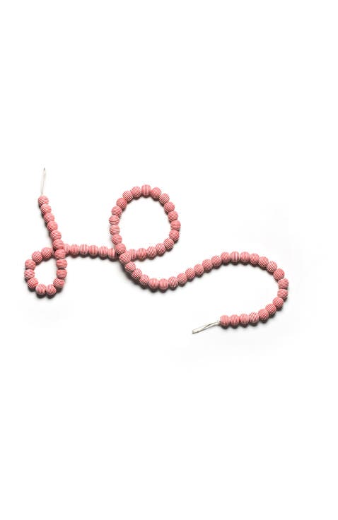 Red Stripe Sphere Garland