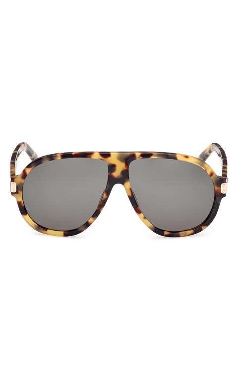 59mm Pilot Sunglasses