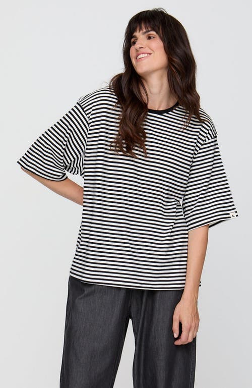 Turtledove London Organic Cotton Elsie Oversized T-Shirt in Stripes  product