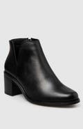 Manela Alessa Block Heel Side Up Bootie