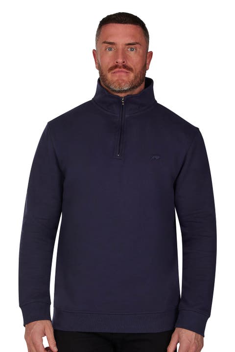 Jersey Quarter Zip Sweat