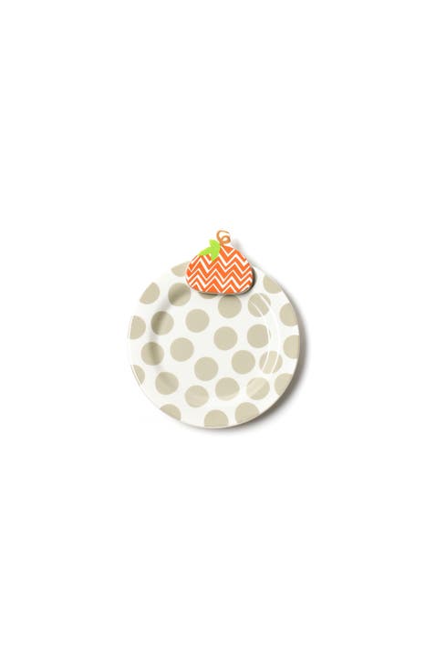 Chevron Pumpkin Embellishment Plate