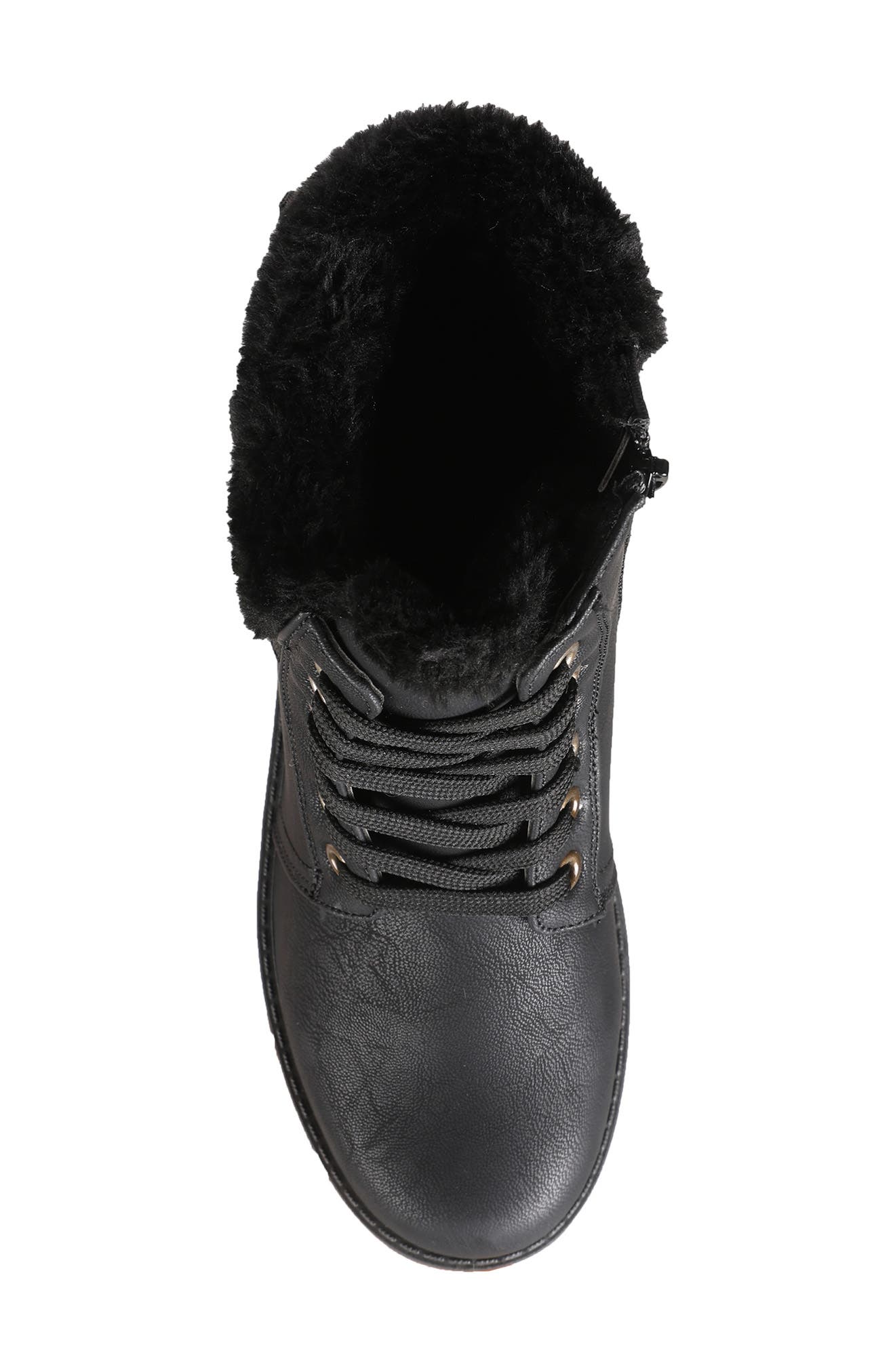 LAMO Kit Faux Fur Lug Boot, Alternate, color, 