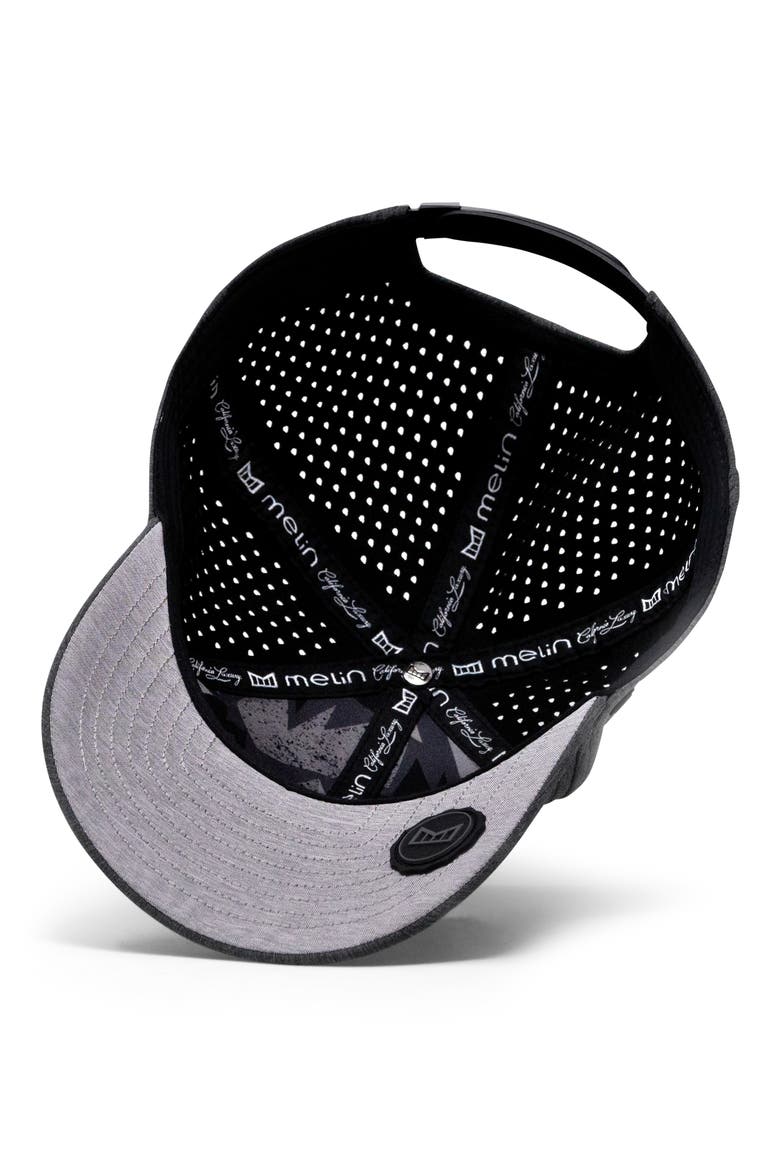 A-Game Hydro Performance Snapback Hat, Alternate, color, HEATHER CHARCOAL