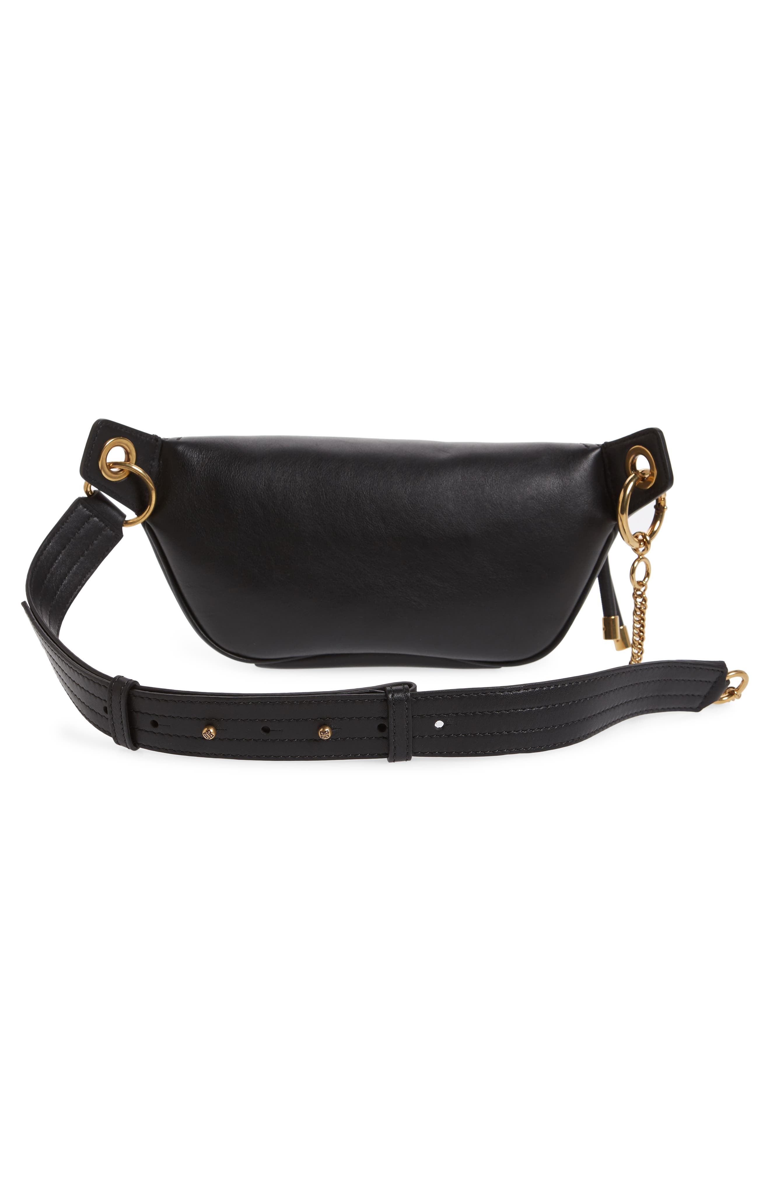 Givenchy Small Whip Leather Belt Bag, Alternate, color, 