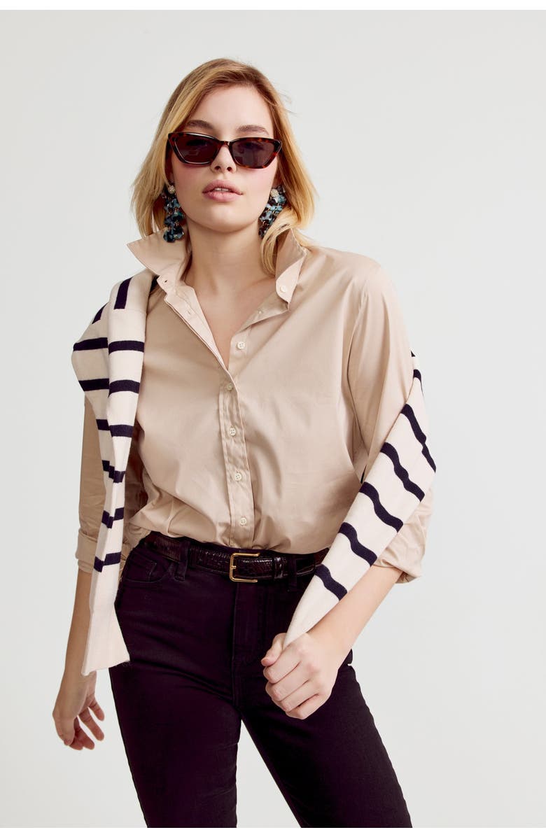 The Shirt by Rochelle Behrens The Icon Shirt, Main, color, Taupe