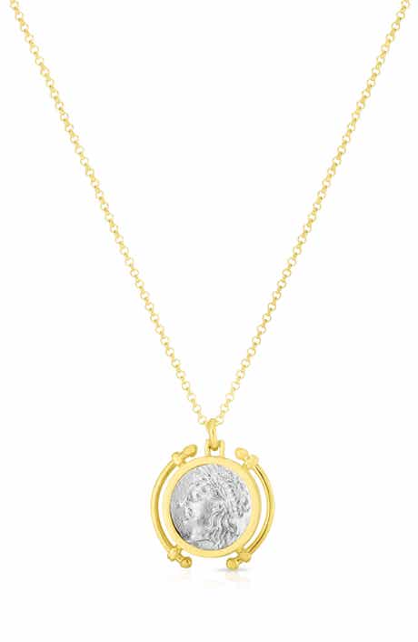 SPHERA MILANO Coin Pendant Necklace