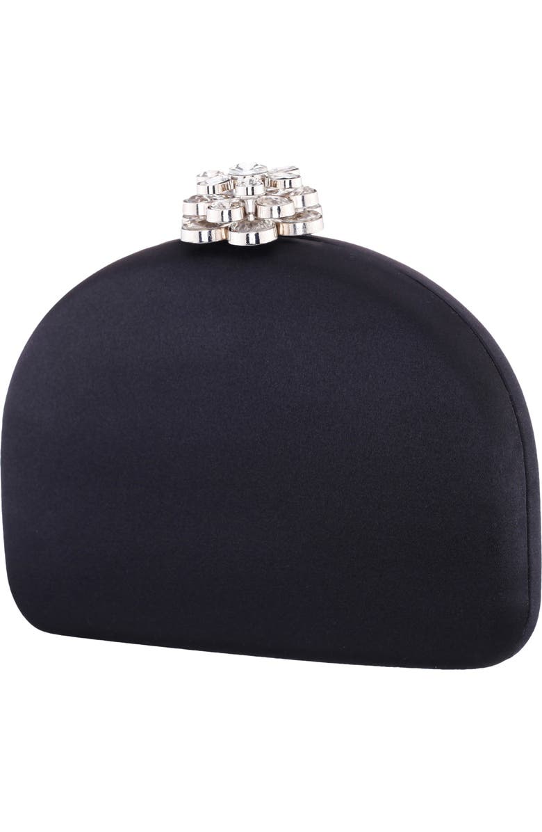 Nina Nivi Frame Clutch, Alternate, color, Black