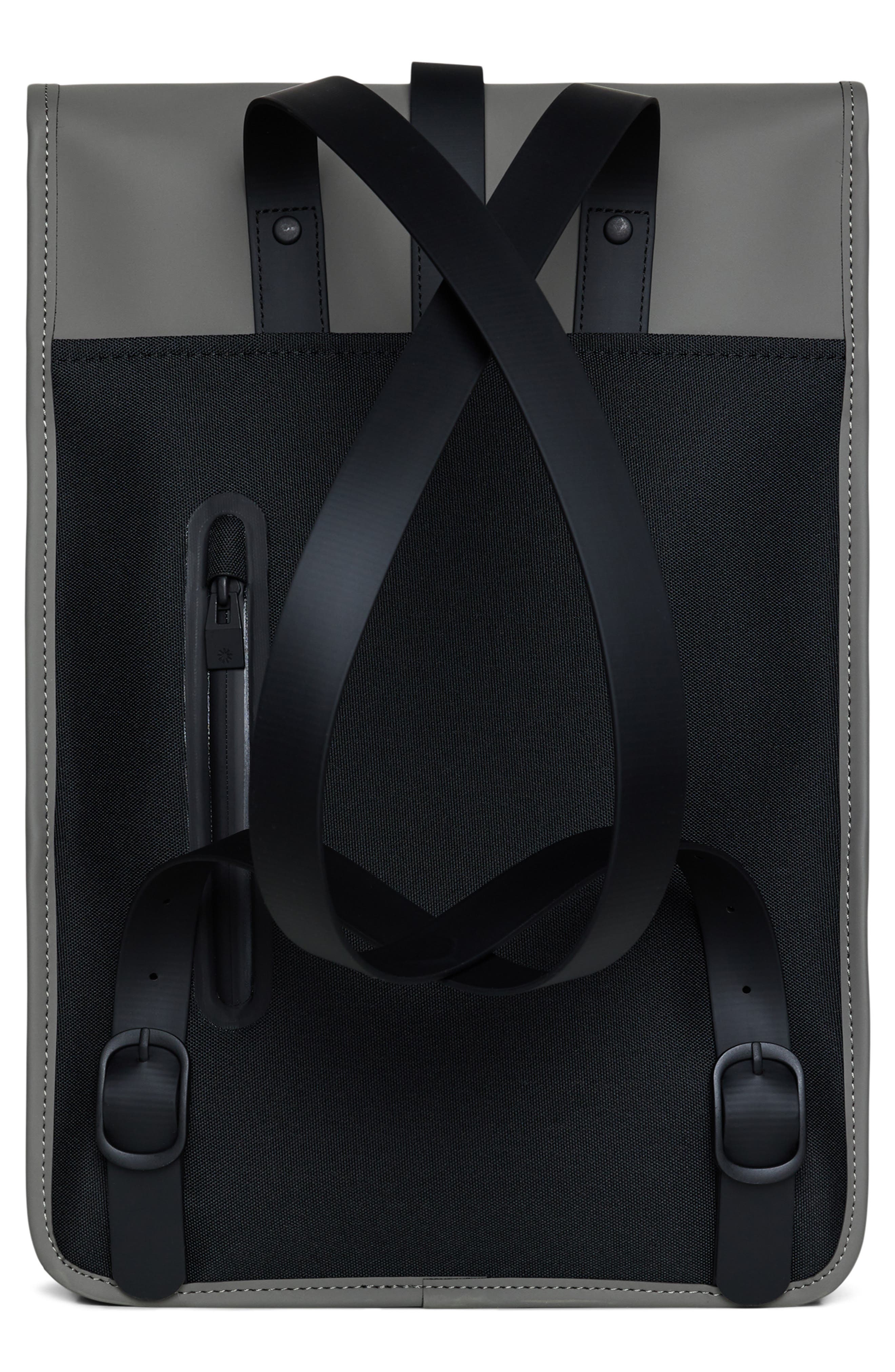 Rains Mini Waterproof Backpack, Alternate, color, Grey