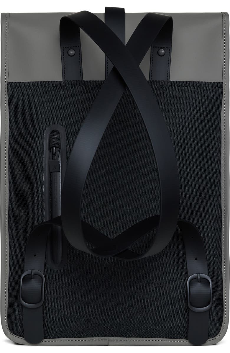 Rains Mini Waterproof Backpack, Alternate, color, Grey