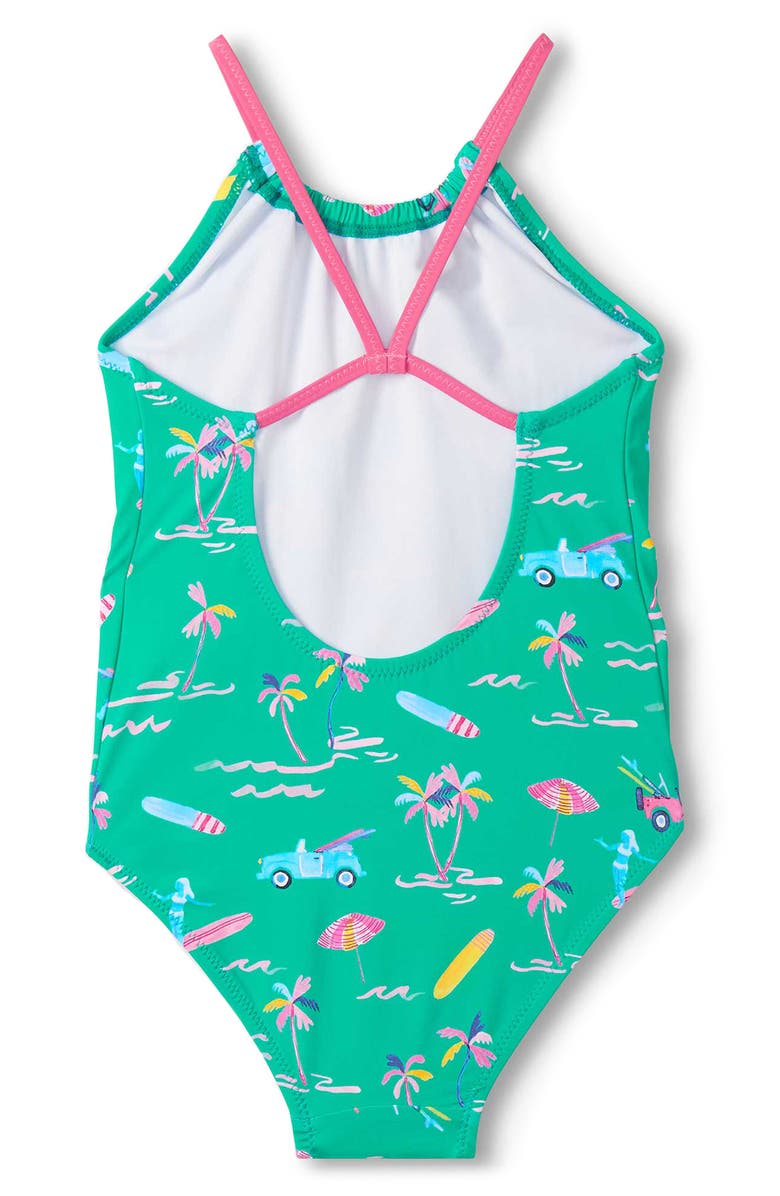 Hatley Tropical Escape One-Piece Swimsuit, Alternate, color,